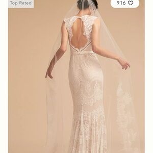 PARIS by Debra Moreland Breathless Chantilly Cathedral Veil